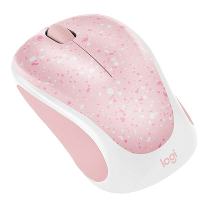 Logitech - Design Collection Limited Edition Wireless Compact Mouse with Colorful Designs - Golden Garden