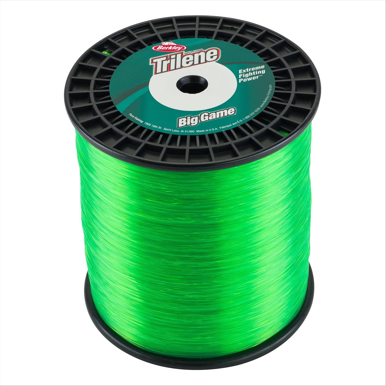 Berkley Trilene® Big Game™, Solar Collector, 25lb | 11.3kg, 7140yd | 6528m Monofilament Fishing Line, Suitable for Saltwater and Freshwater Environments