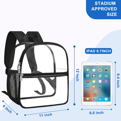 Oraben Clear Backpack for Stadium Events Clear Bag Small Stadium Backpack Waterproof 12x6x12 for Women Men Adult Concert Sports