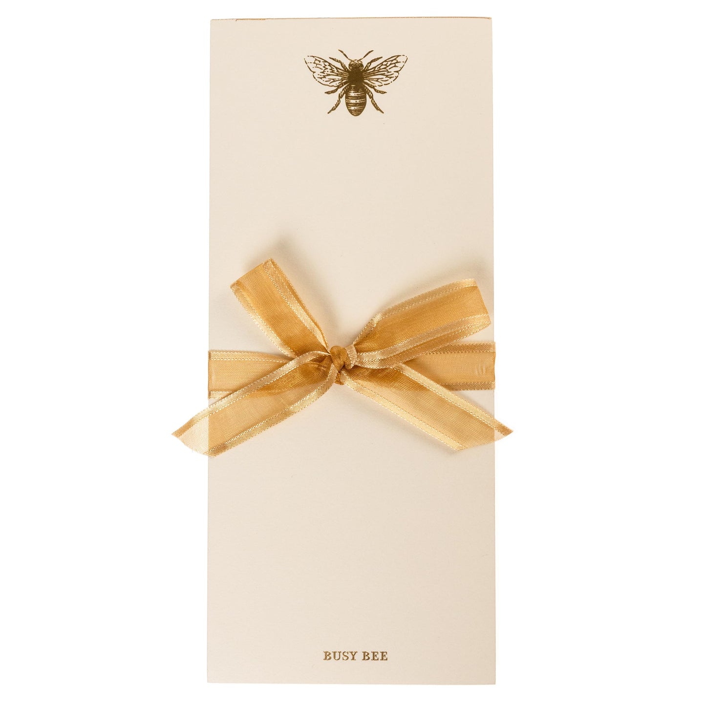 Graphique Bee Designer List Pad Luxe Collection, Gold Foil Embossed To-Do Notepad, Writing Pad with150 Pages, 4” x 9.75”
