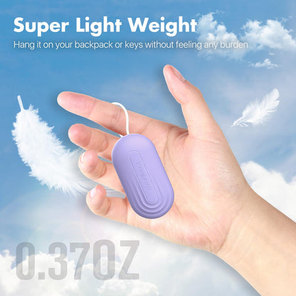 Hearprotek Earplug Cases, Portable Earplug Holder, Mini Storage Case Earbud Plug Organizer Ear Plug Case Durable Small Carrying Case for Travel, Business Trip (Purple)