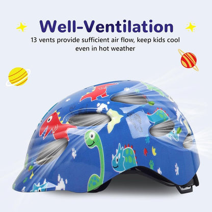 Kids Bike Helmet - Adjustable Multi-Sport Safety Gear for Boys, Girls & Teens | Perfect for Biking, Scootering & Skating