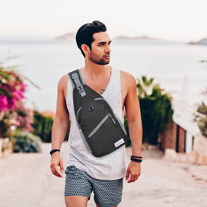 ZOMAKE Sling Bag 8L - Lightweight Crossbody Backpacks Waterproof Backpack for Travel Outdoor Sport Men Women