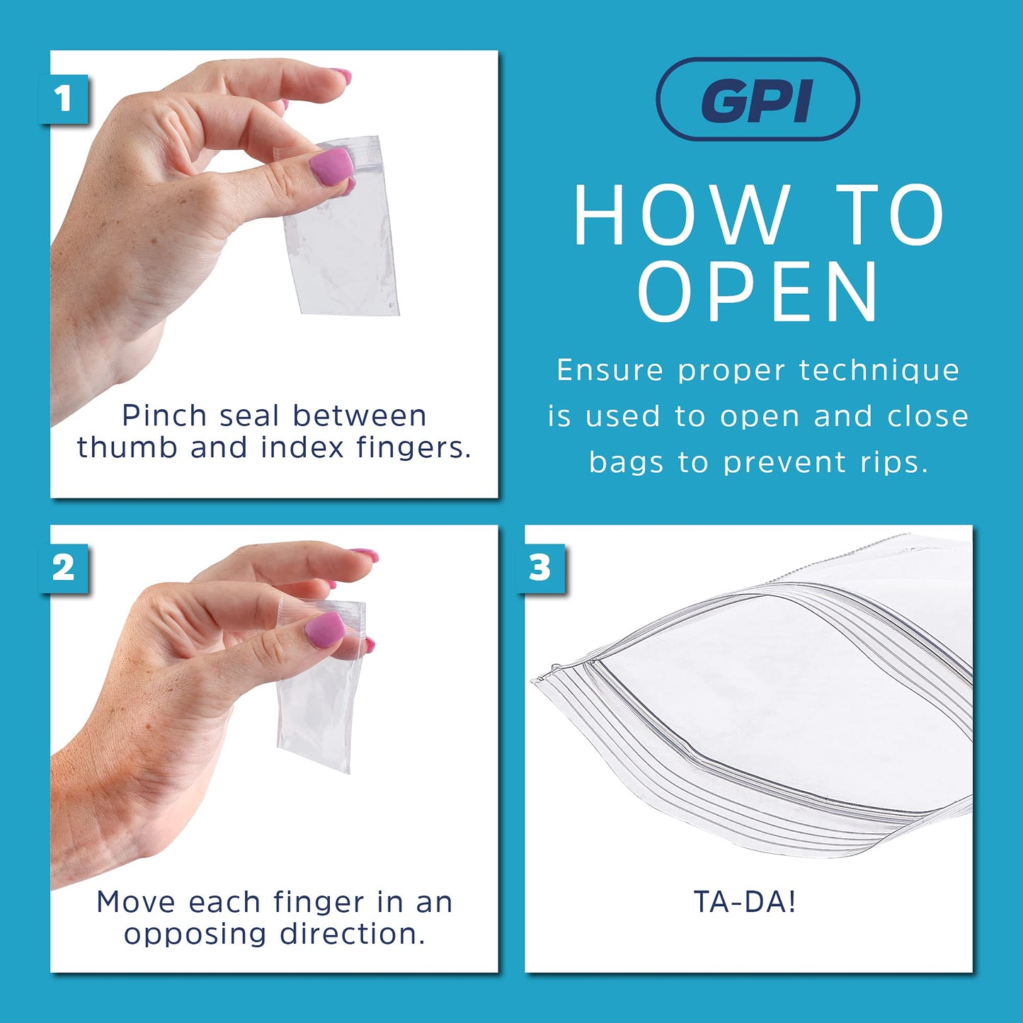 Assorted Clear Plastic Zip Bags - GPI 600 Pack - 2 Mil, 6 Sizes, 1.5"x2"-2"x2"-2"x3"-3"x3"-3"x4"-3"x5", Durable Poly Baggies, Resealable Zip Top Lock for Jewelry, Storage, Packaging & Shipping.