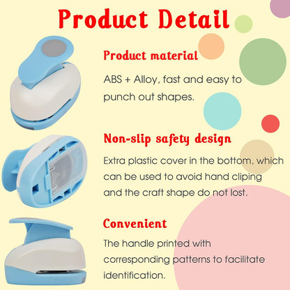 Circle Hole Punch for Craft Sizeout 1inch, Paper Punch Shapes, Craft Lever Punch Handmade Paper, Tool Circle Punch for Scrapbook, Festival Cards, DIY Arts