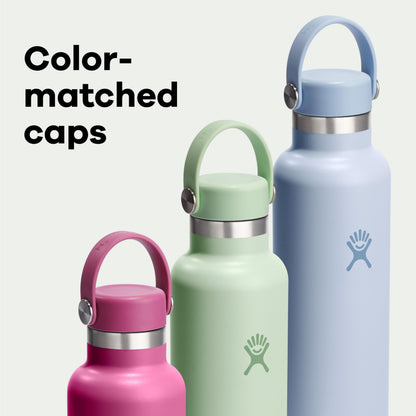 Hydro Flask Water Bottle - Insulated Stainless Steel - Non Spill, Leakproof in 21 Oz Tonal Trillium