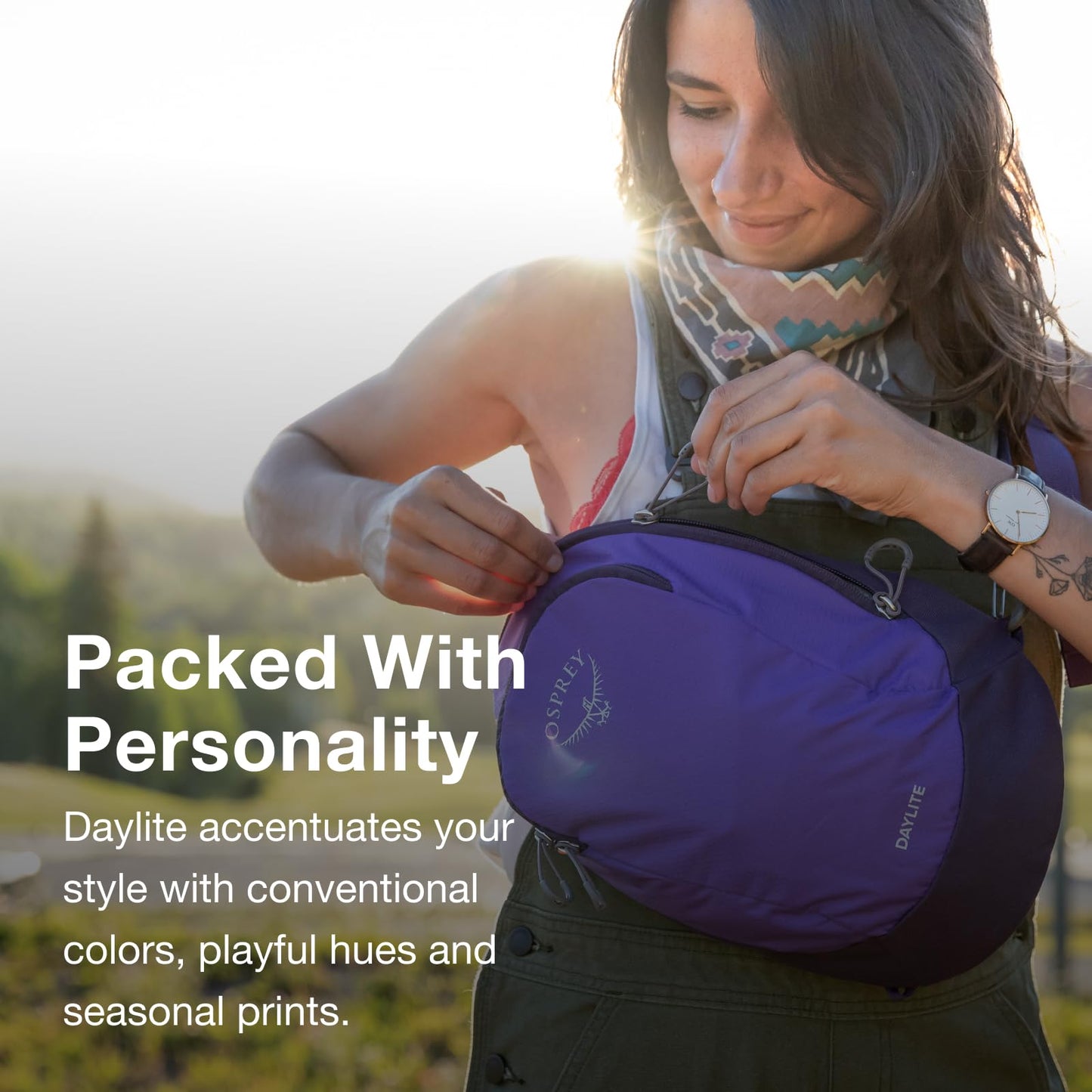 Osprey Daylite Shoulder Sling Bag - Crossbody Backpack for Everyday Carry, Festivals, and Travel, Torrent Blue