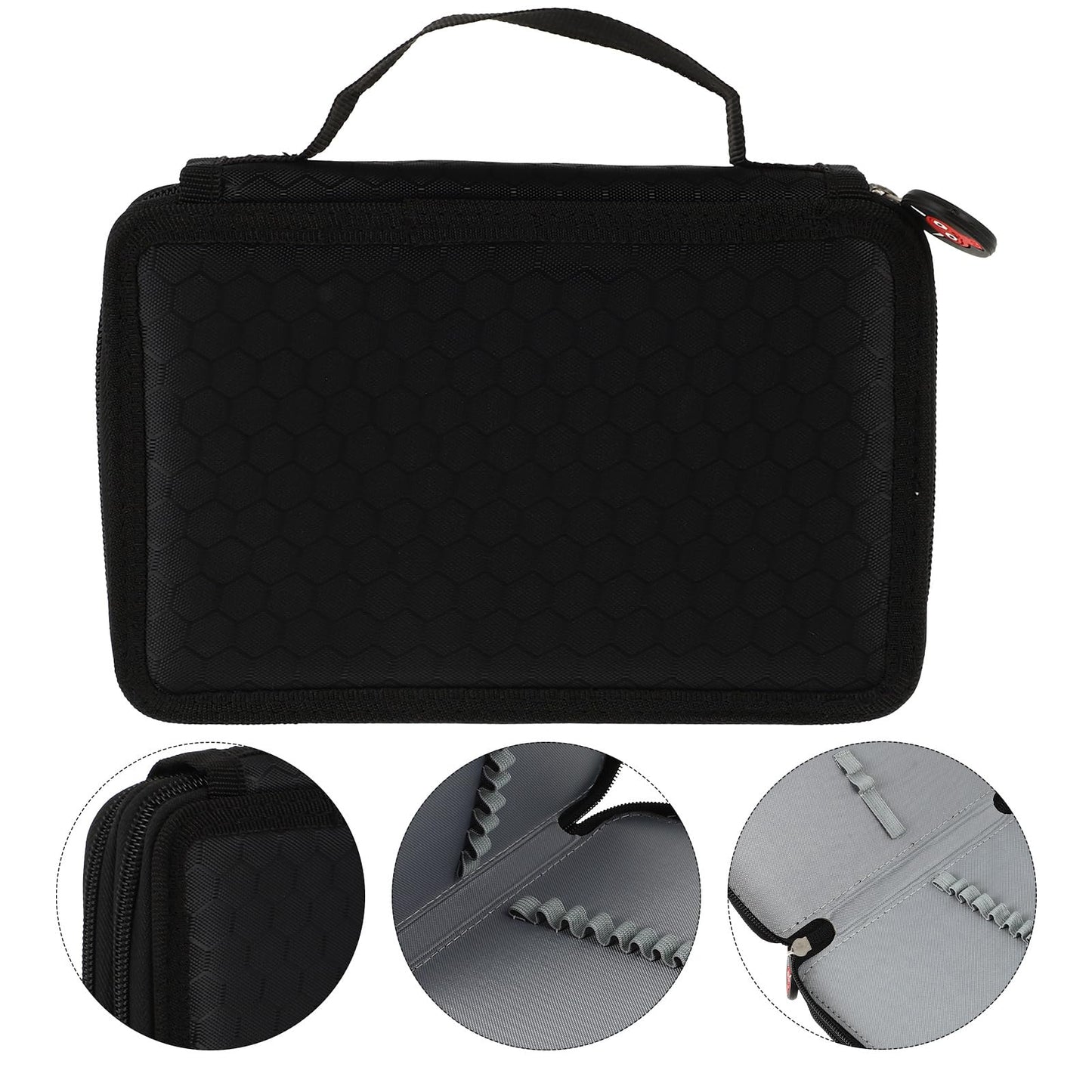 Nail Tool Organizer Bag Small Art Makeup Brush Case Travel Nail Polish Organizer Holds 35 Brush, Travel Cosmetic Storage Bag Fabric Japanese Style Tool Holder