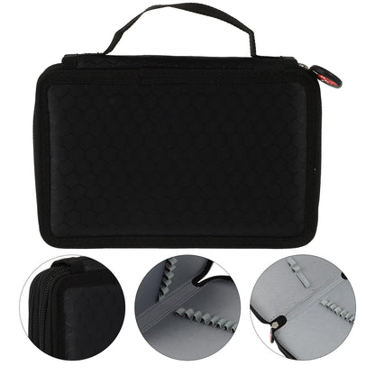 Nail Tool Organizer Bag Small Art Makeup Brush Case Travel Nail Polish Organizer Holds 35 Brush, Travel Cosmetic Storage Bag Fabric Japanese Style Tool Holder