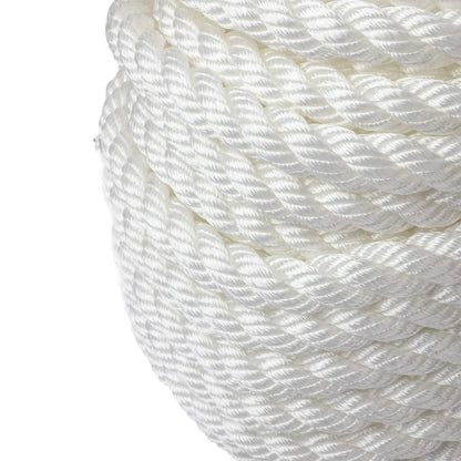 B4B BANG 4 BUCK 3/4" x100' Anchor Rope, Polypropylene Docking Dockline Boat/Sailboat/Mooring/Pull Lines with Thimble, 12592LB Breaking Strain
