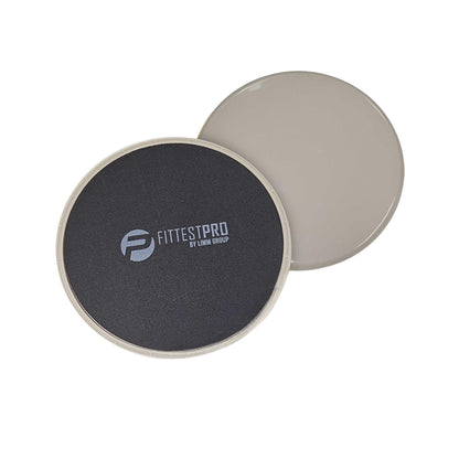 Limm Core Sliders Fitness - Exercise Sliders for Working Out, Stability, Ab, Legs & Full Body (Set of 2) - Bonus Carry Bag & Workout Ebook - Black Gym Gliding Disc Pads for Hardwood, Carpet & More