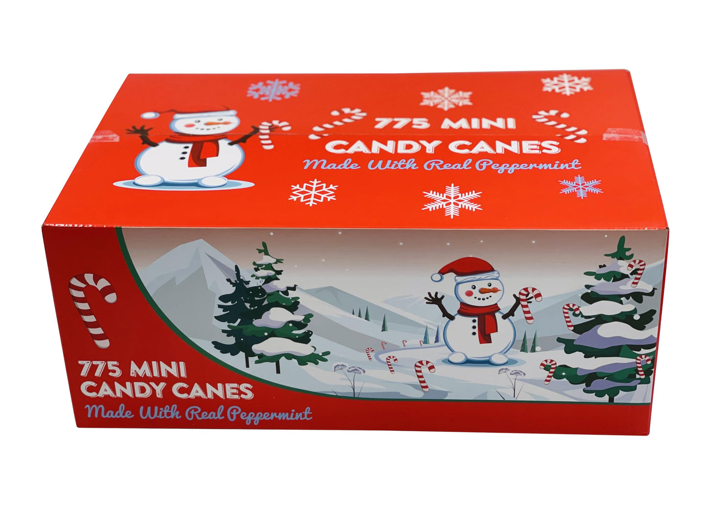 Mini Candy Canes Red & White Made WITH REAL PEPPERMINT - BULK PACK 775 Bulk Mini CANDY CANES - Holiday Candy for Christmas, Santa Parade, ThanksGiving, !!! (775)
