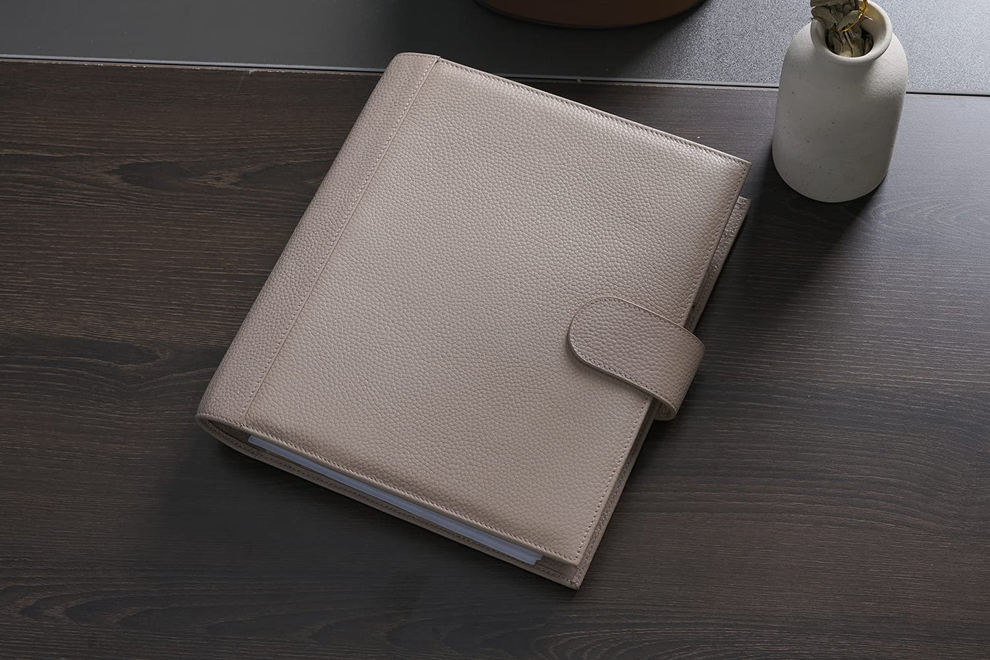 Moterm Leather Cover for HP Classic - with Pen Loop and Card Slots (Pebbled-Taupe)
