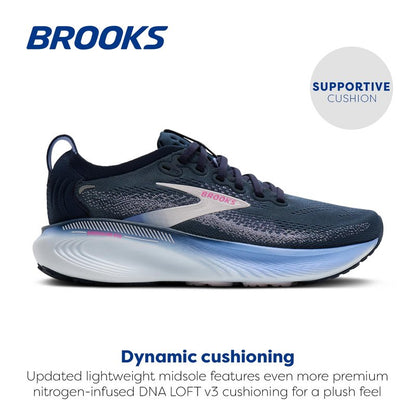 Brooks Women’s Adrenaline GTS 25 Supportive Running & Walking Shoe - Spellbound/Blazing Bell/Pink - 13 Medium