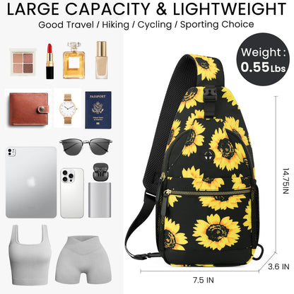 Small Crossbody Purses Bags for Women Men Travel, Chest Sling Bag Women Casual Cross Body Bag for Woman Sling Backpack