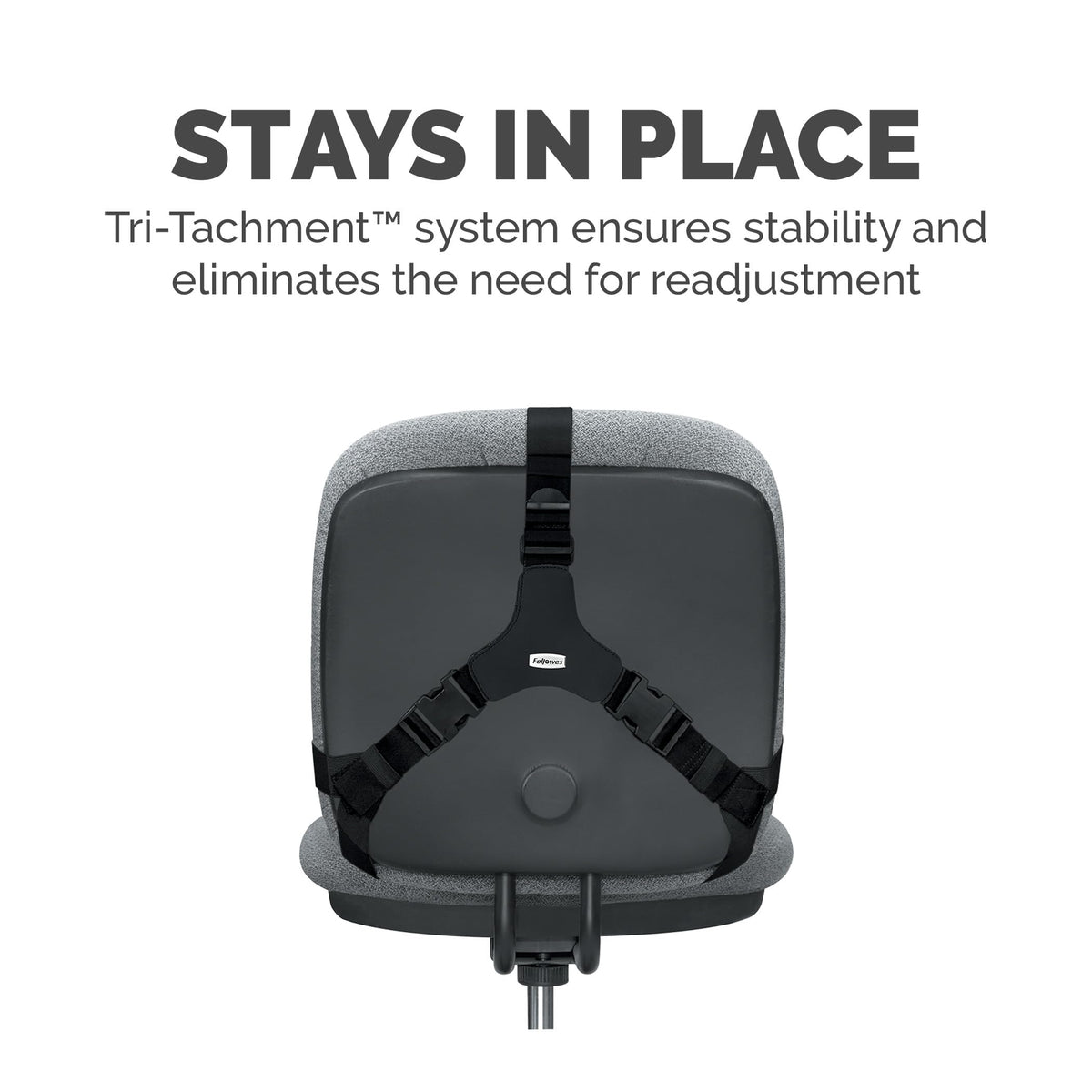 Fellowes Professional Series Back Support, Black (8037601)
