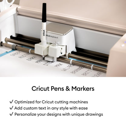 Cricut® Dual-Sided Markers, Ultimate Marker Set (22 ct) - 1.0mm Marker Tip + 0.4mm Fine Point Pen Tip - For use with Maker, Explore, & Venture Machines