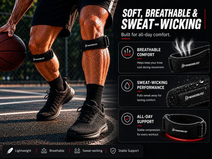 WAWDBBJQY Patellar Tendon Support Strap for Knee Pain Relief