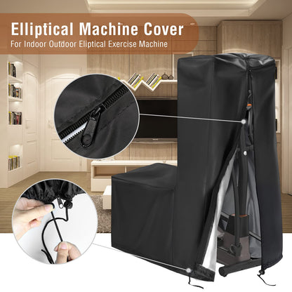 Aidetech Elliptical Exercise Machine Cover Fit for Niceday CT11, Dust-Proof Covers for Elliptical Trainer Machine for Home Use -48'D x 25''W x 62''H