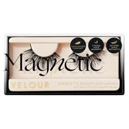 Velour Magnetic Eyelashes, Luxurious False Lashes, Reusable Eyelashes, Wear up to 30x & Vegan, All Eye Shapes, Natural Lashes, Magnetic Eyeliner not Included (Magnet Eyezed)
