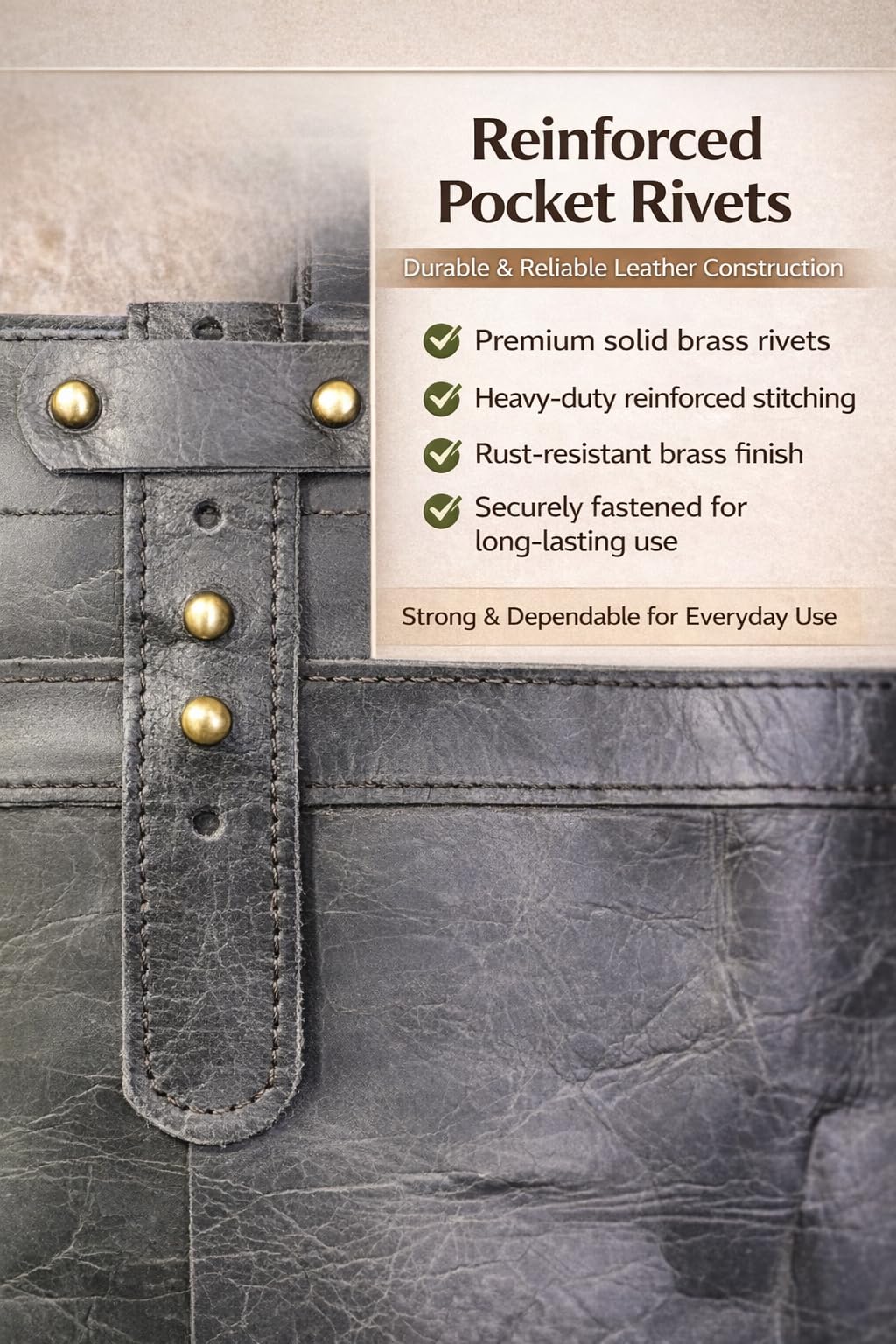 HEAVEN HUSH Genuine Leather Apron for Men & Women, Adjustable Straps & Tool Pockets Premium BBQ Cooking Blacksmith Shop Welding Woodworking Bartender Work Aprons (Black,4 Pocket)