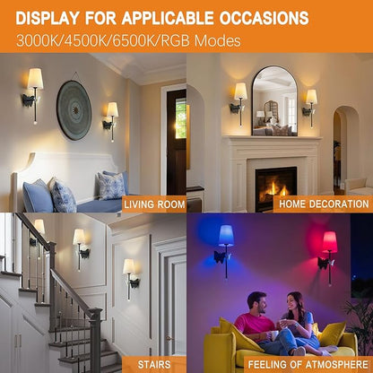 Battery Operated Wall Sconces Set of 2,Rechargeable Wall Lights with Butterfly Crystal Decorative Sconces,Cordless Battery Sconce Indoor Wall Lamps for Bedroom Living Room Hallway Stairs Black