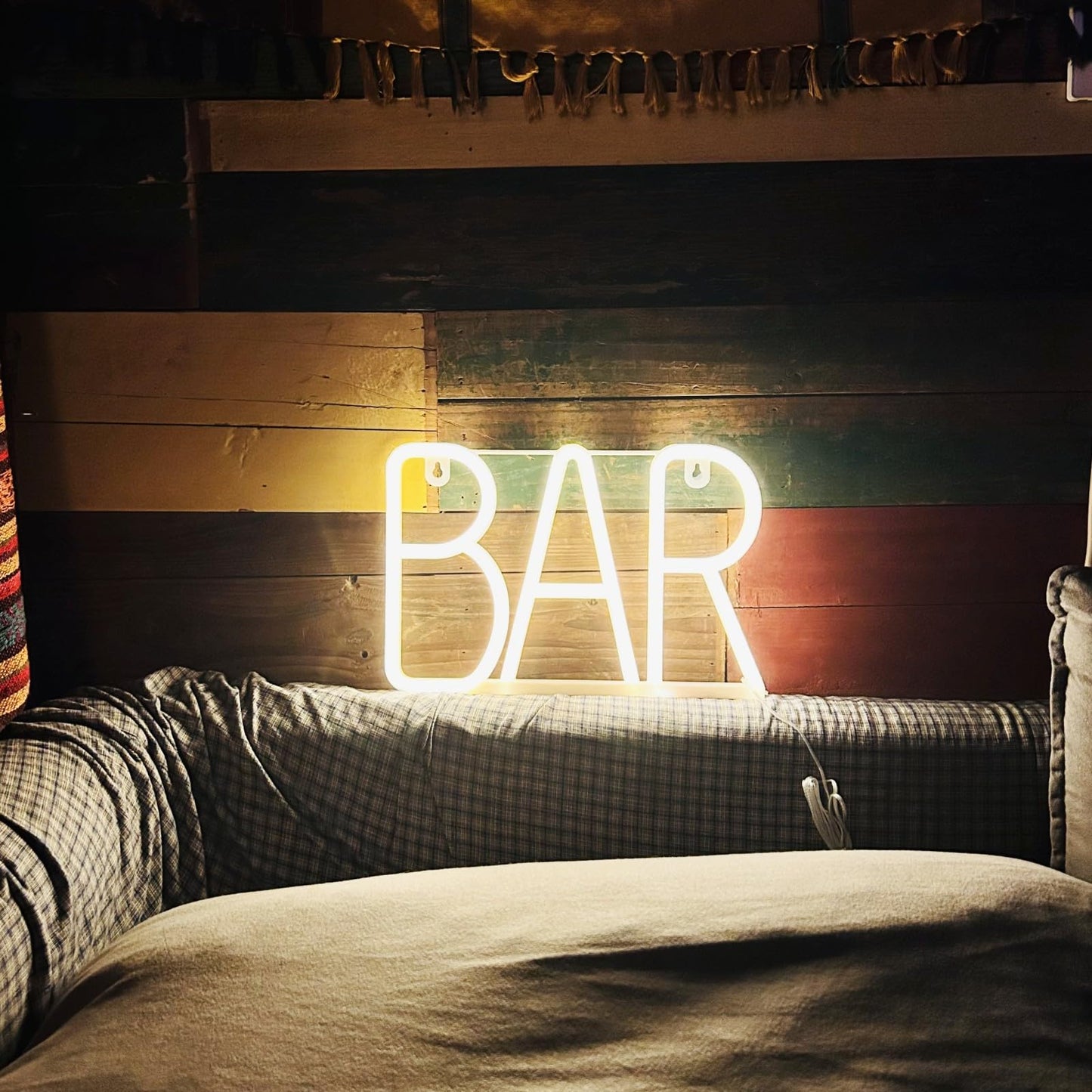 UrsaMajor Neon Sign for Bar, Pub, Party Wall Decor - Led Signs for Home Bar, Business, Christmas Gifts (Warm White)