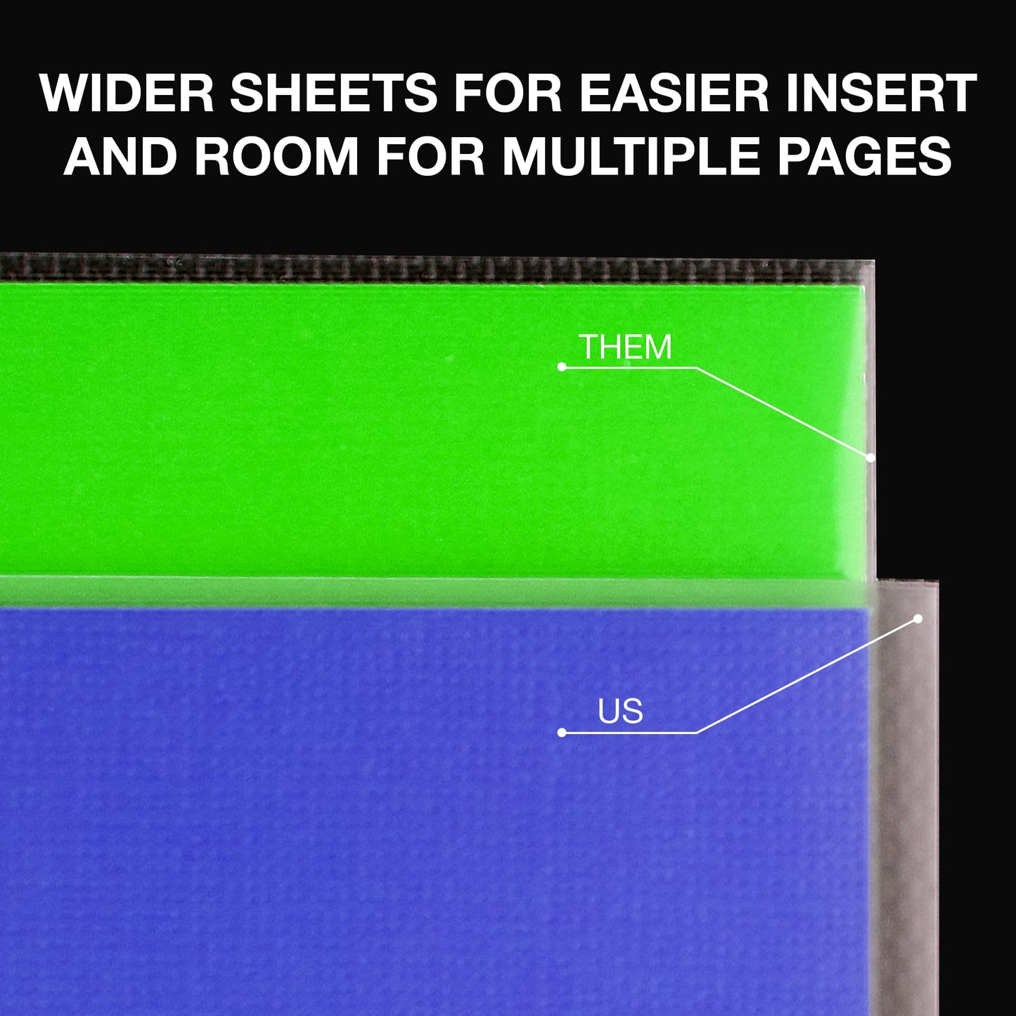 Samsill 200 Pack Sheet Protectors, 8.5x11 Inch Page Protectors for 3 Ring Binder, Standard Weight, Clear Protector, Letter Size, Top Loading, Acid Free
