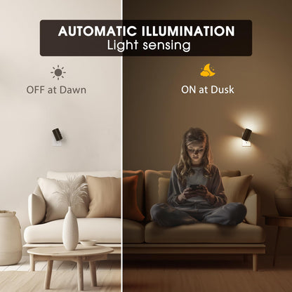 Briignite Night Lights Plug into Wall, Modern LED Night Light Plug in, Dusk to Dawn Sensor, Soft White 3000K, 0-100LM Adjustable Brightness, Dimmable NightLight for Hallway, Bedroom, Stairway, 2 Pack