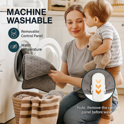 Large Heating Pad,TOPSOSO 20"x40" Extra Large Heating Pad for Back Pain Relief Electric Heating for Period Cramps Shoulders Pain Relief Moist/Dry Heat 10 Heat Setting Auto Shut Off Gift for Women Men