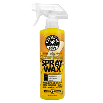Chemical Guys WAC21516 Blazin' Banana Spray Wax, Natural Carnauba Gloss, Safe for Cars, Trucks, SUVs, RVs & More, 16 fl oz