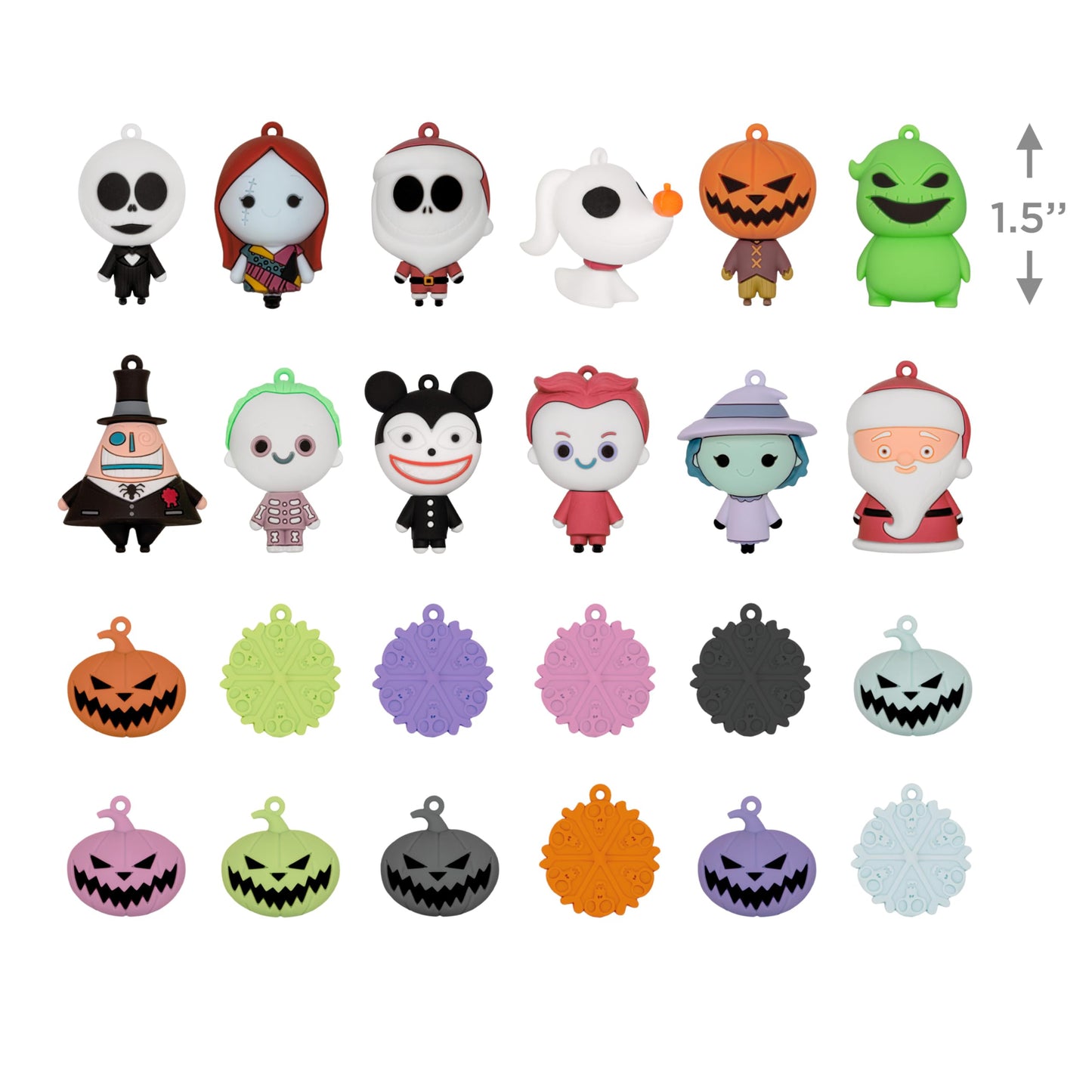Hallmark Countdown Calendar Box with 24 Mini Ornaments, Disney Tim Burton's The Nightmare Before Christmas Countdown Calendar and Miniature Ornaments, Gifts for Disney Fans