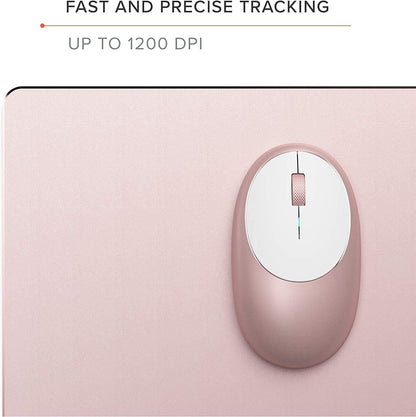 Satechi M1 Wireless Bluetooth Mouse, USB-C Rechargeable, Compact & Portable, for MacBook Air/Pro M4, iPad Air/Pro M4/M3, iPad mini, Mac mini, iMac & Windows - Space Gray