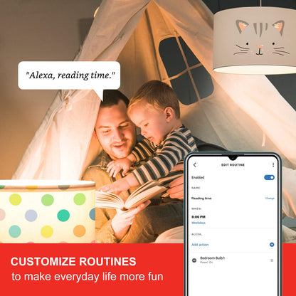 Sengled Smart Light Bulbs, Zigbee Hub Required, Works with Alexa and SmartThings, Voice Control with Google Home and Echo with built-in Hub, Soft White 60W Equivalent A19 Dimmable Smart Bulbs, 4-Pack