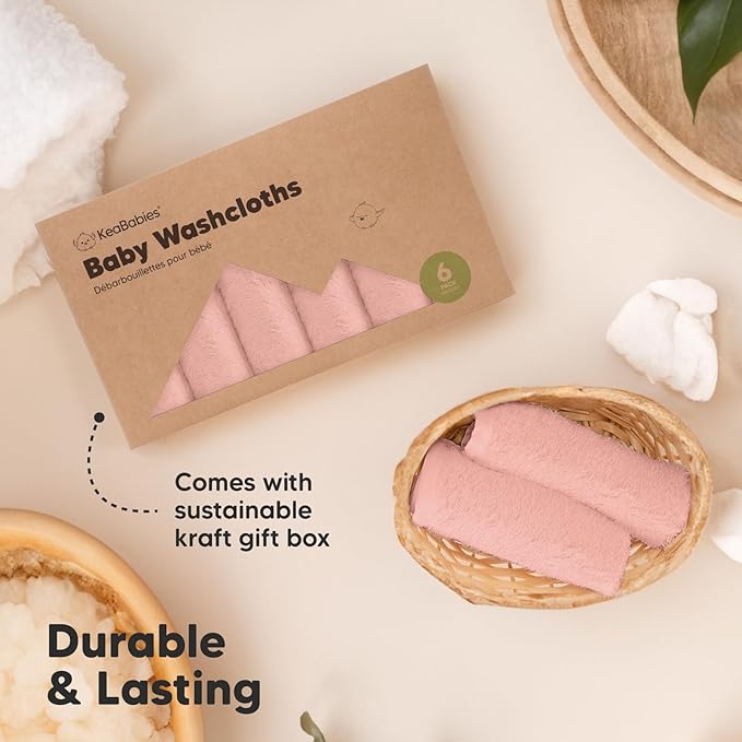 6-Pack Baby Washcloths