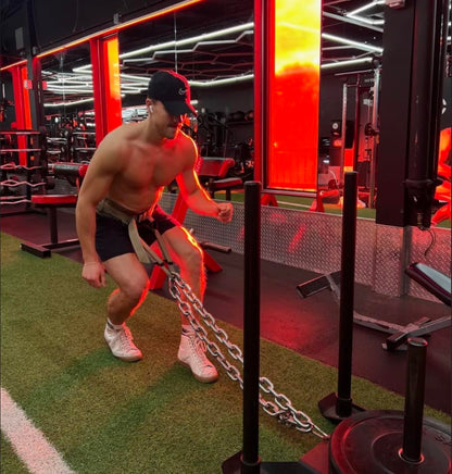 Brute Belt – The Ultimate Nylon Dip, Pull-Up and Squat Belt for Strength Training (Black, Small)