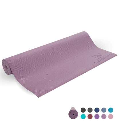 Everyday Yoga Mat 72 Inch 5mm – Premium Yoga Gear, Non-Slip Design & Lightweight Support for Home, Studio & Mindful Practice - Lilac