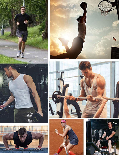 MOLLDAN Sauna Vest for Men Loss Weight Sweat Tank Top Workout Shirt Shapewear