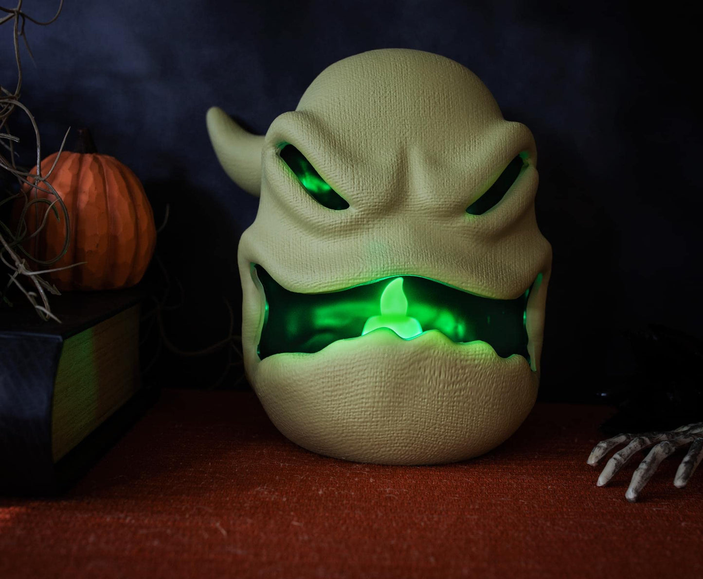 The Nightmare Before Christmas Disney LED Flickering Flameless Candle with Automatic Timer | Officially Licensed Collectible