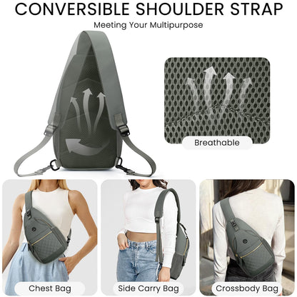Small Crossbody Purses Bags for Women Men Travel, Chest Sling Bag Women Casual Cross Body Bag for Woman Sling Backpack