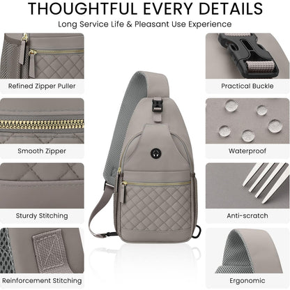 Small Crossbody Purses Bags for Women Men Travel, Chest Sling Bag Women Casual Cross Body Bag for Woman Sling Backpack