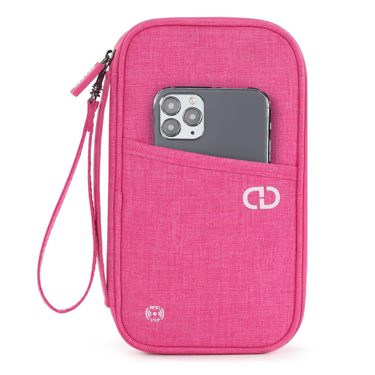 P.travel Family Passport Holder RFID Blocking Travel Document Organizer, Waterproof Passport Wallet for Women Men, Lightweight Passport Case for Boarding Pass, Cards, ID & Travel Essentials