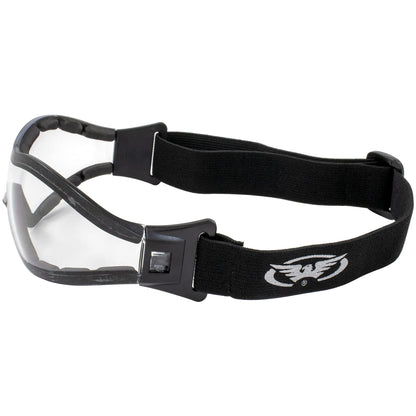 GV Z33 Motorcycle Skydiving Airsoft Goggle Low Profile Anti Fog Clear Lens Plus Storage Bag Global Vision
