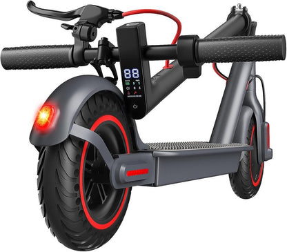 Electric Scooter for Adults - 500W Power, 18MPH Speed, 12-18 Miles Range | Foldable, Dual Braking, Smart APP, 264 lbs Capacity