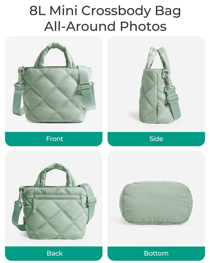 BAGSMART Crossbody Bags for Women, Small Crossbody Bag Cross Body Purse Mini Tote Travel Purse Shoulder Handbags Wallet