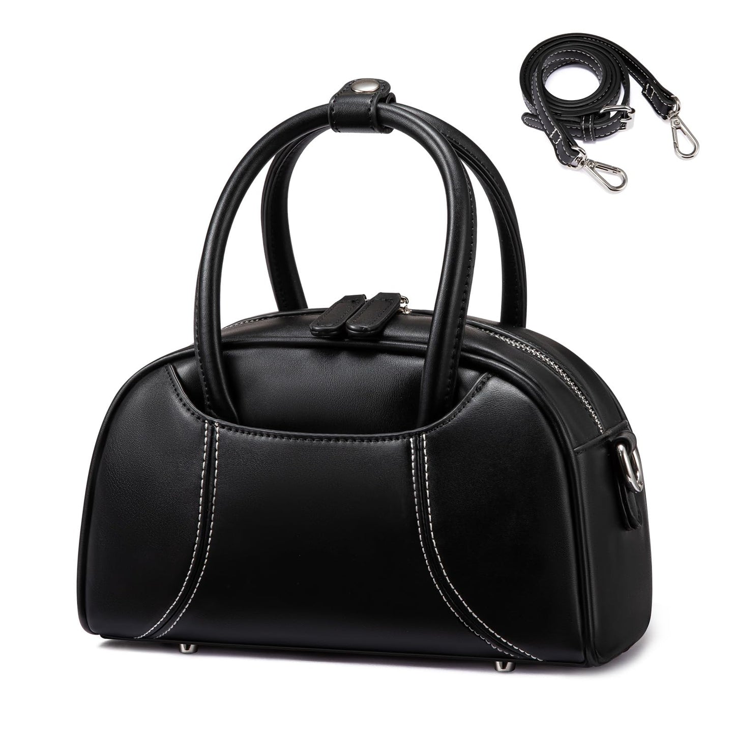 LOVEVOOK Shoulder Bag for Women - Small Purses for Women Trendy Handbags Mini Vintage Hobo Clutch with Detachable Strap