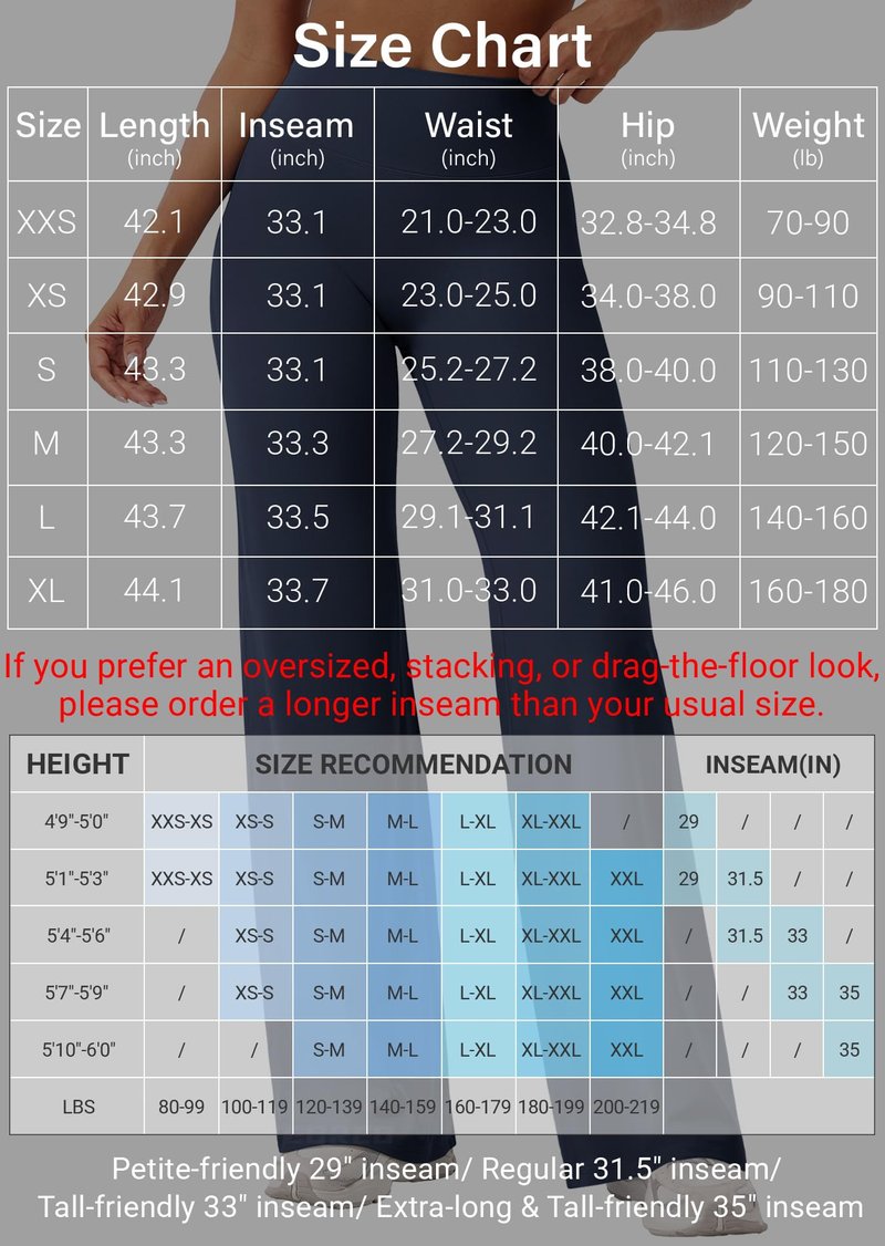 YEOREO Workout Leggings Womens No Front Seam Straight Leggings 33" High Waist Buttery Eddiy Gym Yoga Pants Navy Blue XXS