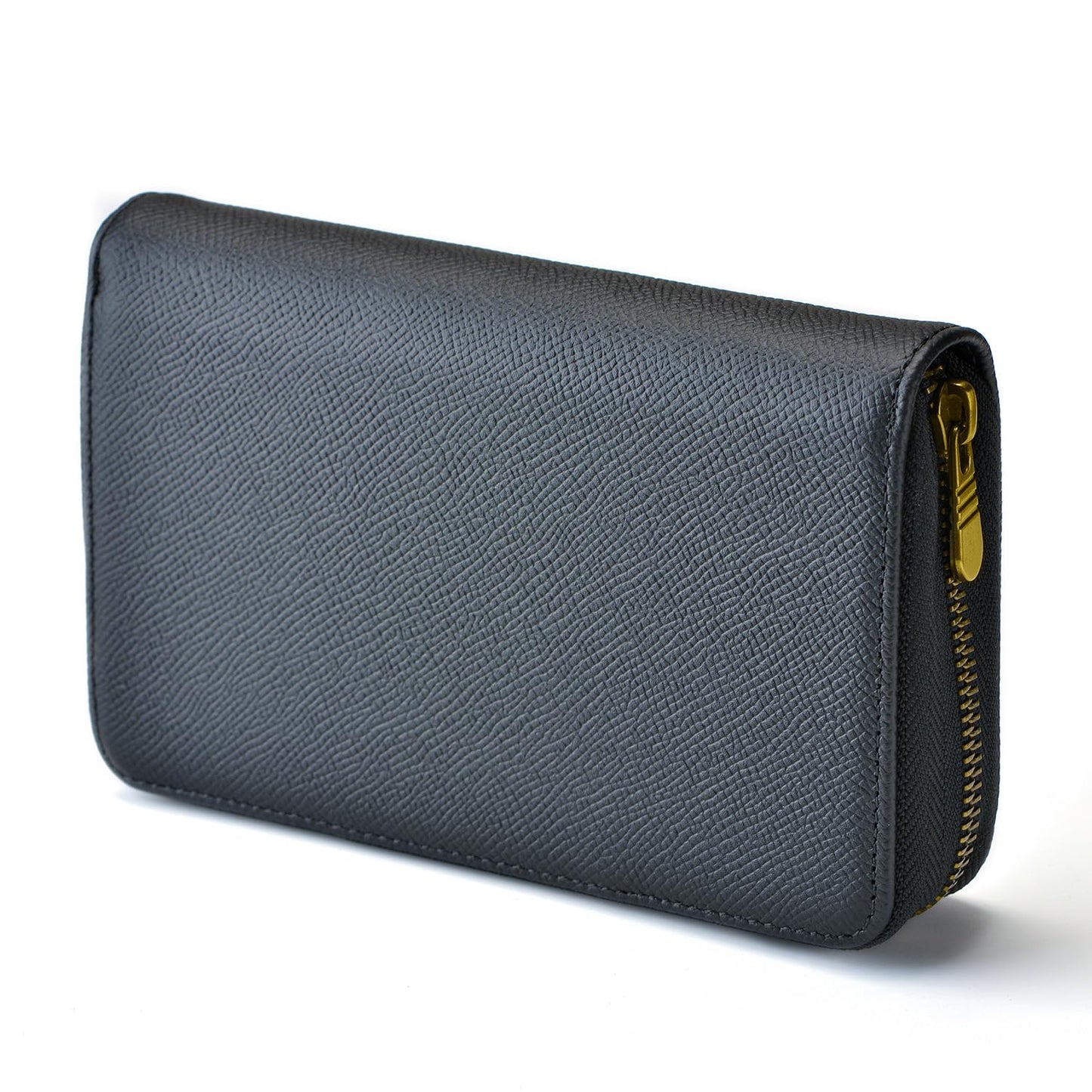 Fountain Pen Case Genuine Leather Pen Case 10 Divided Slots Black, Rollerball Pen Holder Handmade Display Organizer Zippered Pouch