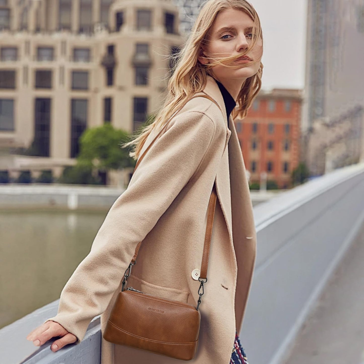 GAEKEAO Crossbody Bags for Women Small Cross Body Purses Vegan Leather Shoulder Bag Travel Purse with Adjustable Strap
