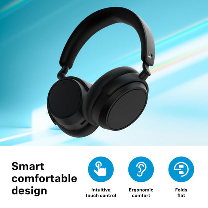 Sennheiser ACCENTUM Plus Wireless Bluetooth Headphones Noise Cancelling - Quick-Charge Feature, 50-Hr Battery Playtime, Adaptive Hybrid ANC, Bluetooth Over Ear Headphones for Traveling, School, White